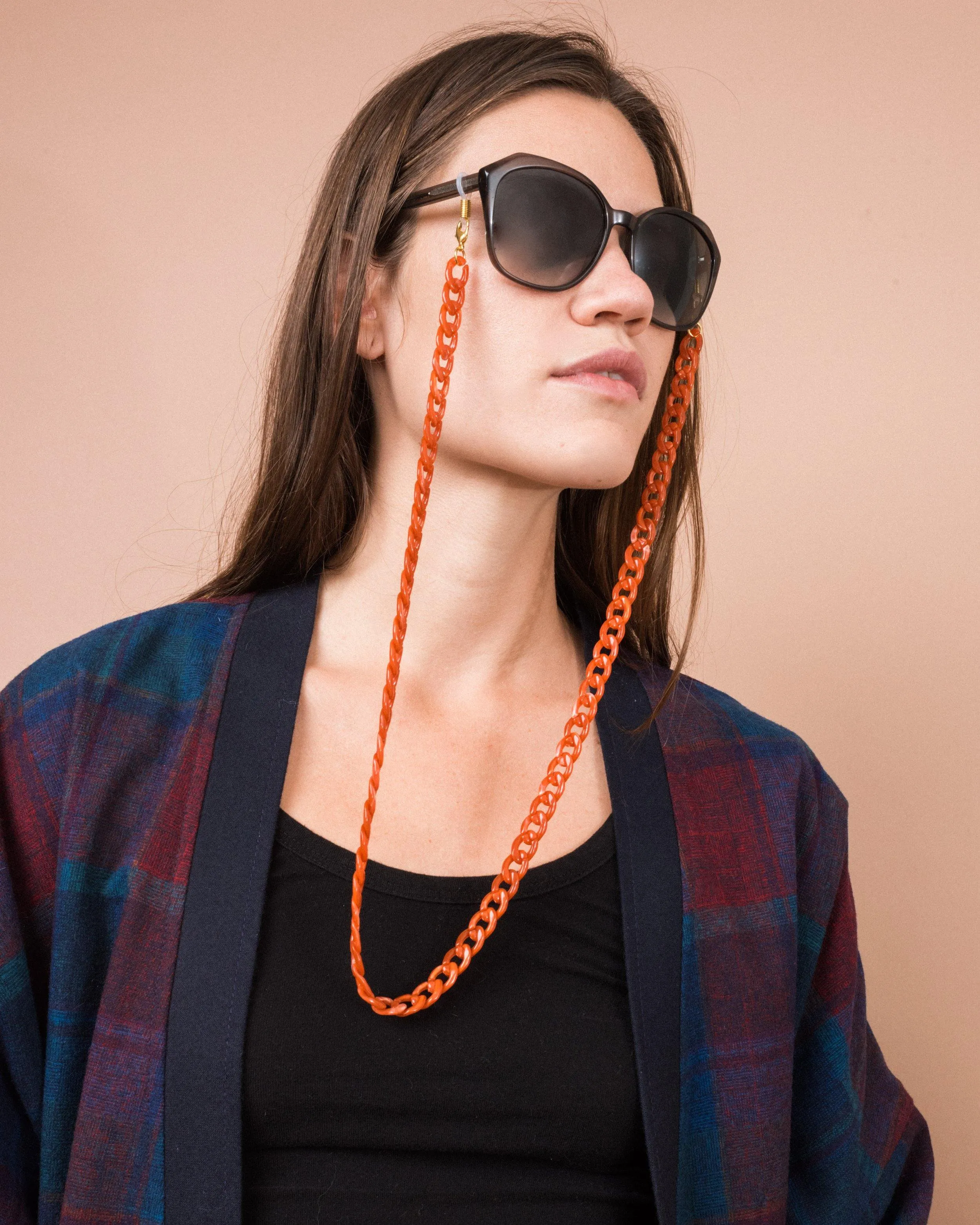 Cuban Coral Eyewear Chain