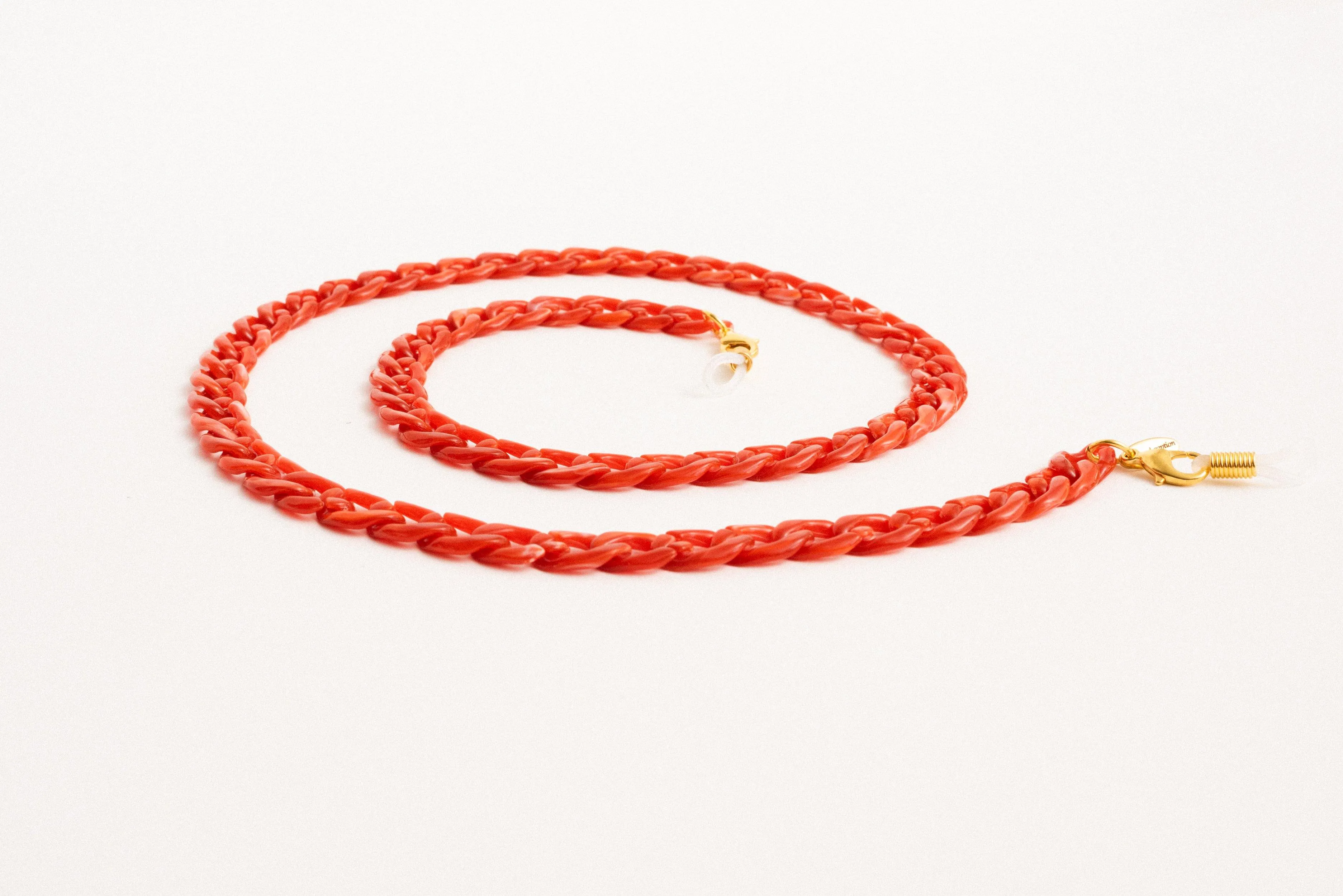 Cuban Coral Eyewear Chain