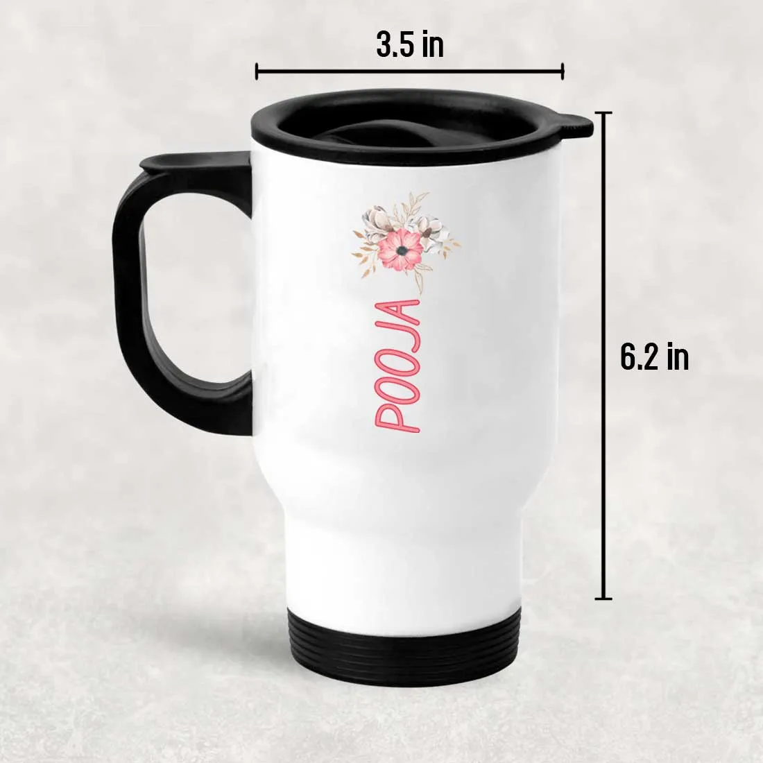 Customized Insulated Coffee Travel Mug with Lid