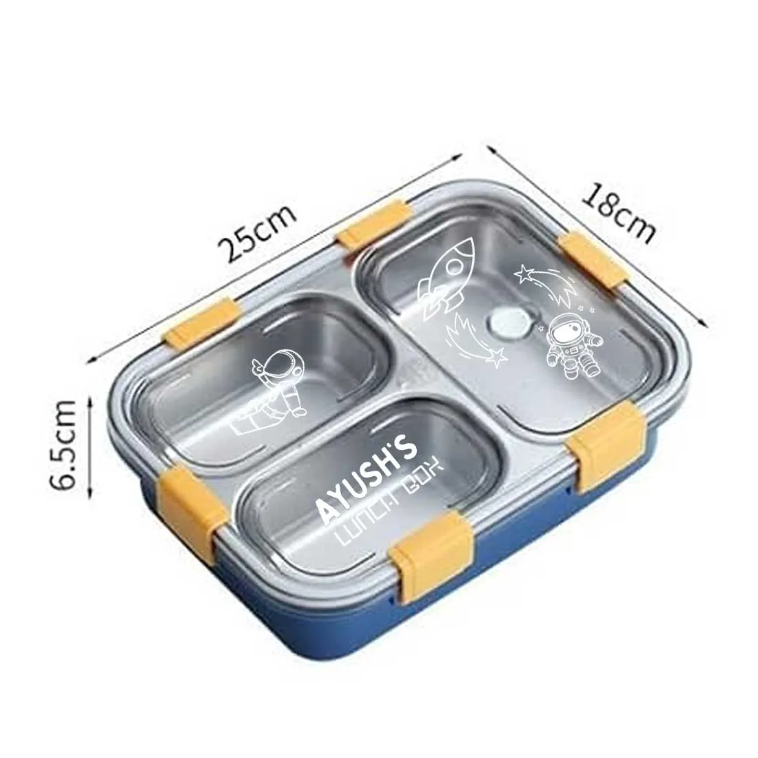 Customized Stainless Steel Childrens Lunch Box Insulated Tiffin Box