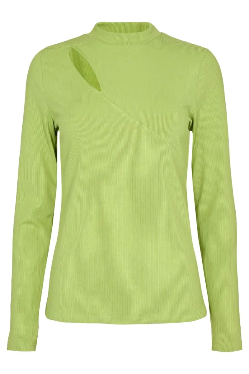 Elduna Blouse | Lime Green | Bluse fra Freequent