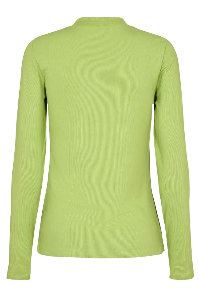 Elduna Blouse | Lime Green | Bluse fra Freequent