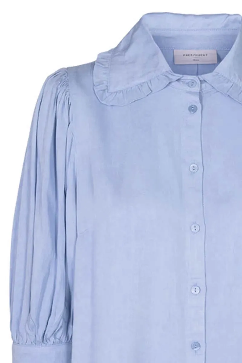 Ellenor Sh | Chambray Blue  | Skjorte fra Freequent