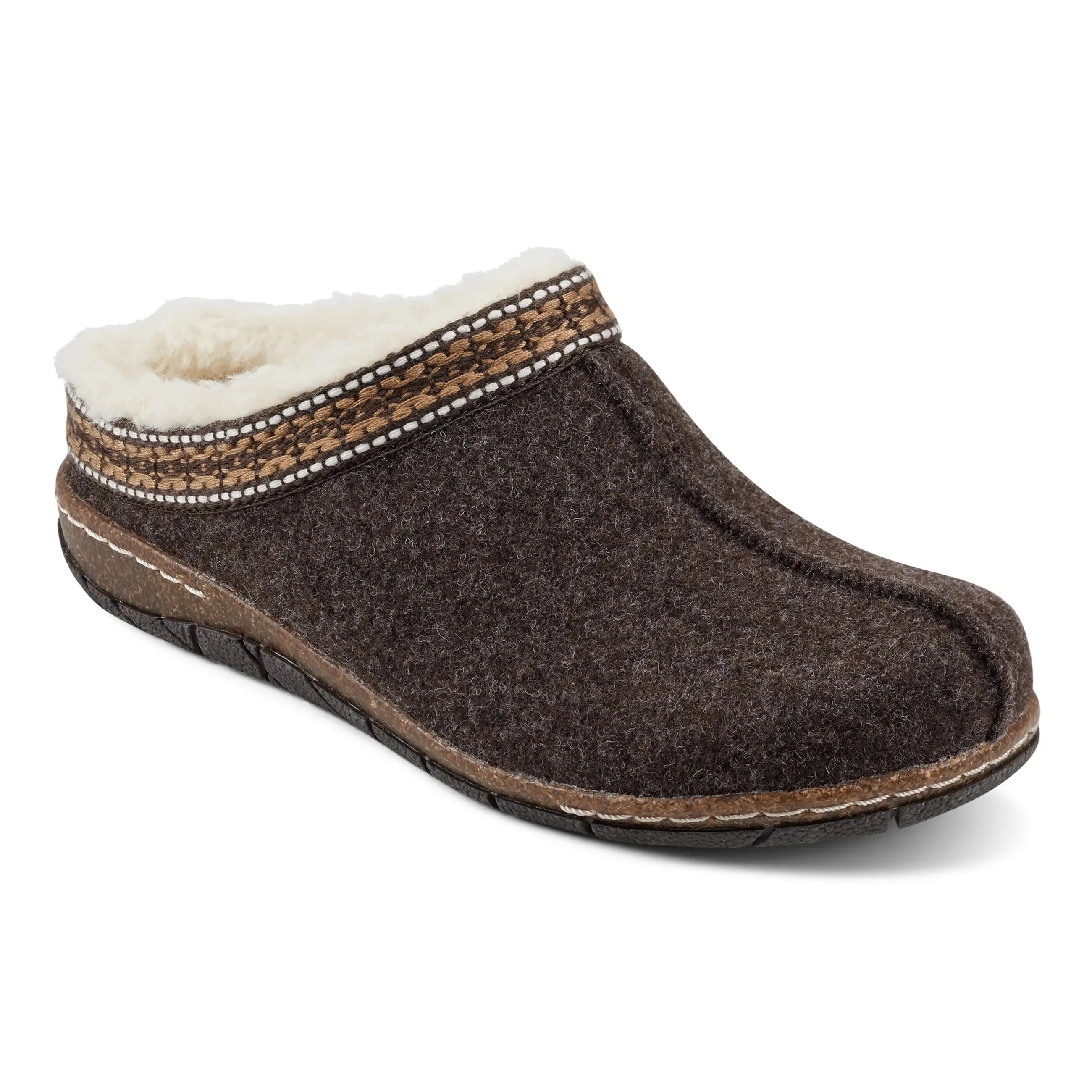 Elya Round Toe Casual Slip-on Flat Clogs