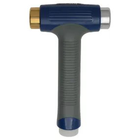 EZ-Strike Metal Working Hammer with 3 Interchangeable Heads - Nylon / Brass /Steel, 1 Hammer