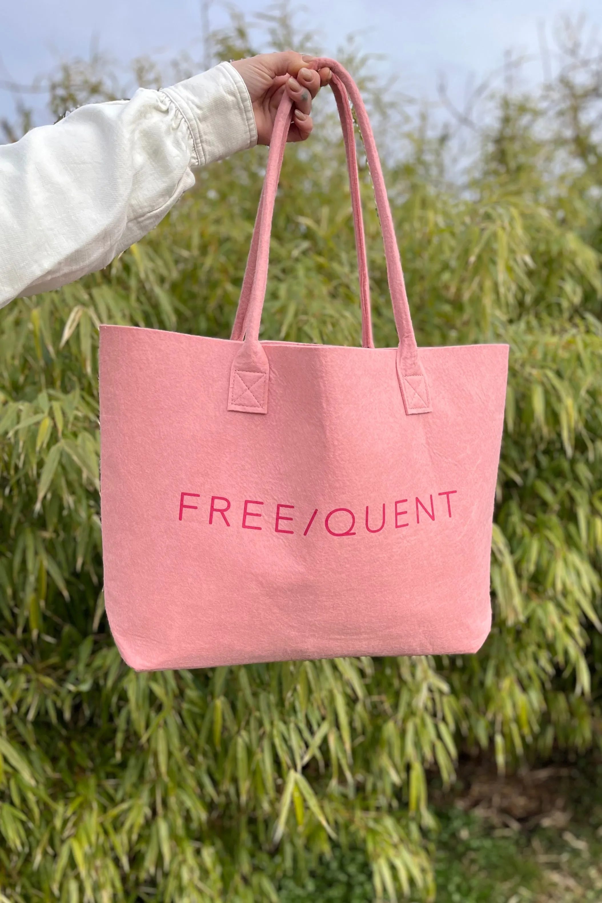 Felt Bag | Rosa | Filt taske fra Freequent