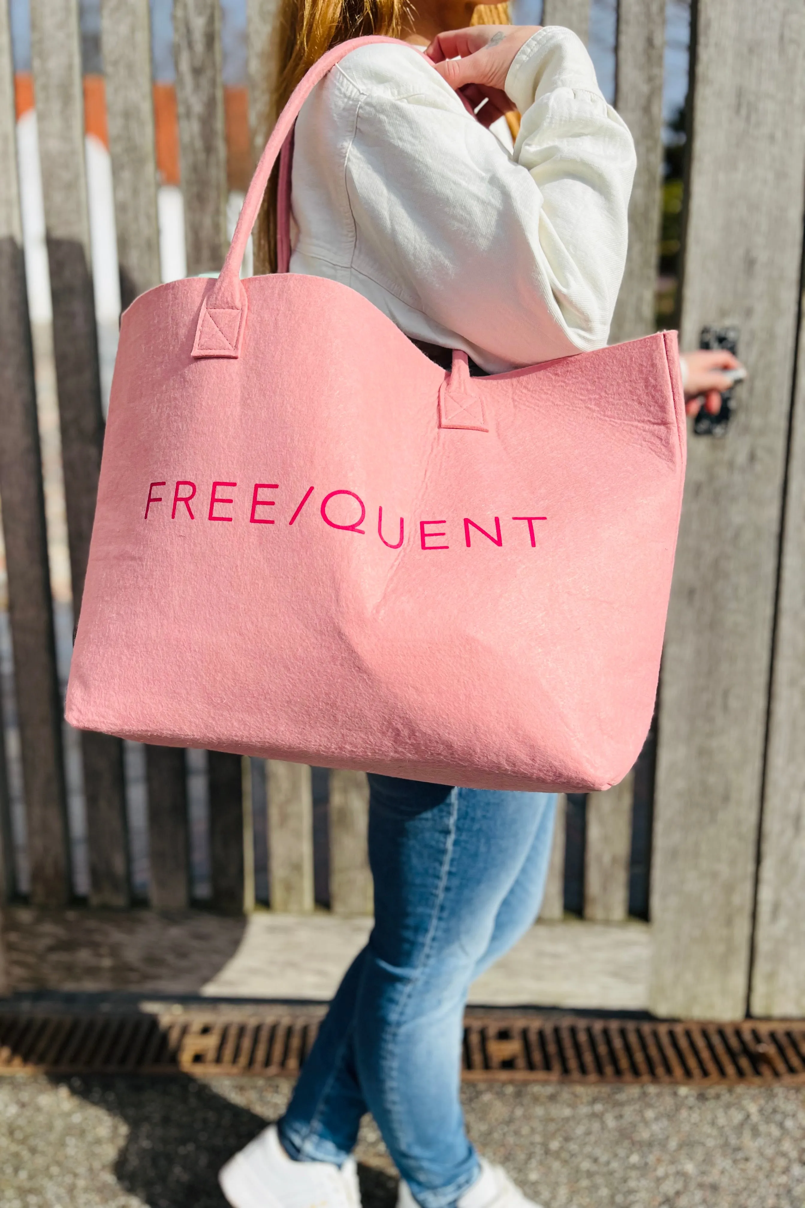 Felt Bag | Rosa | Filt taske fra Freequent