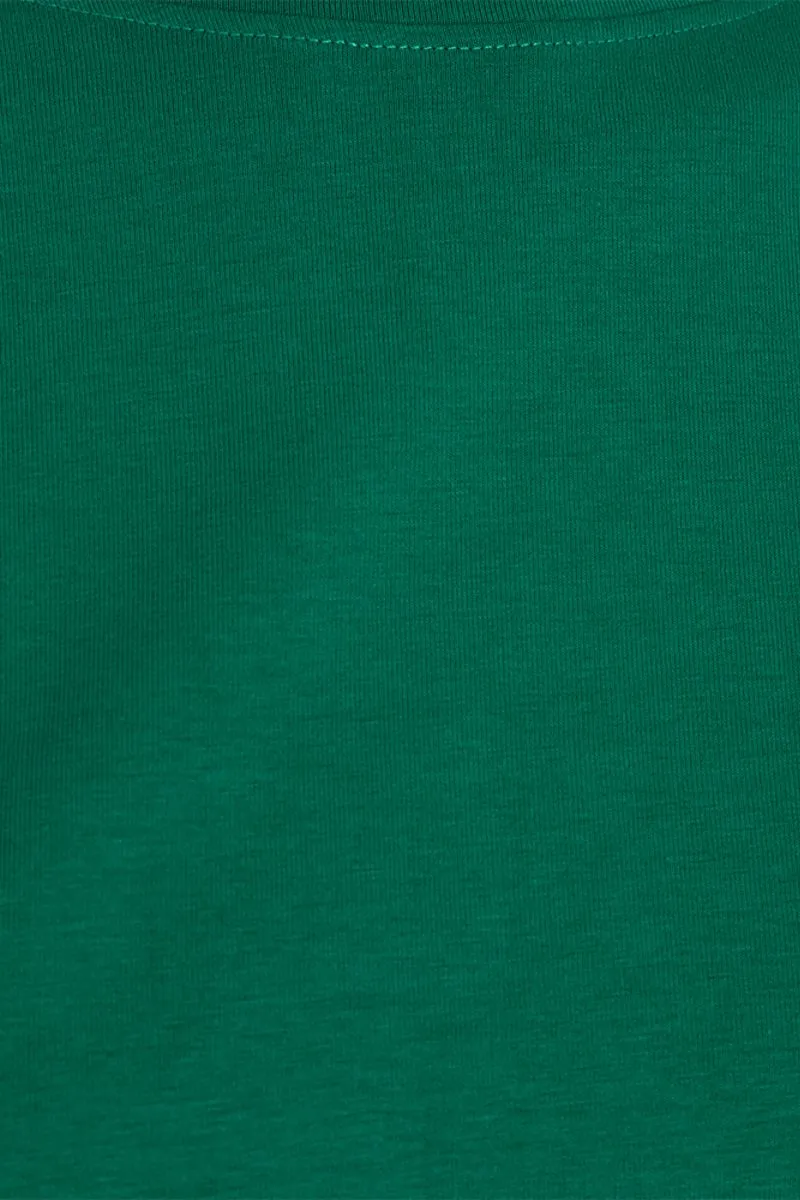 Fenja Tee Puff | Pepper Green | T-Shirt fra Freequent