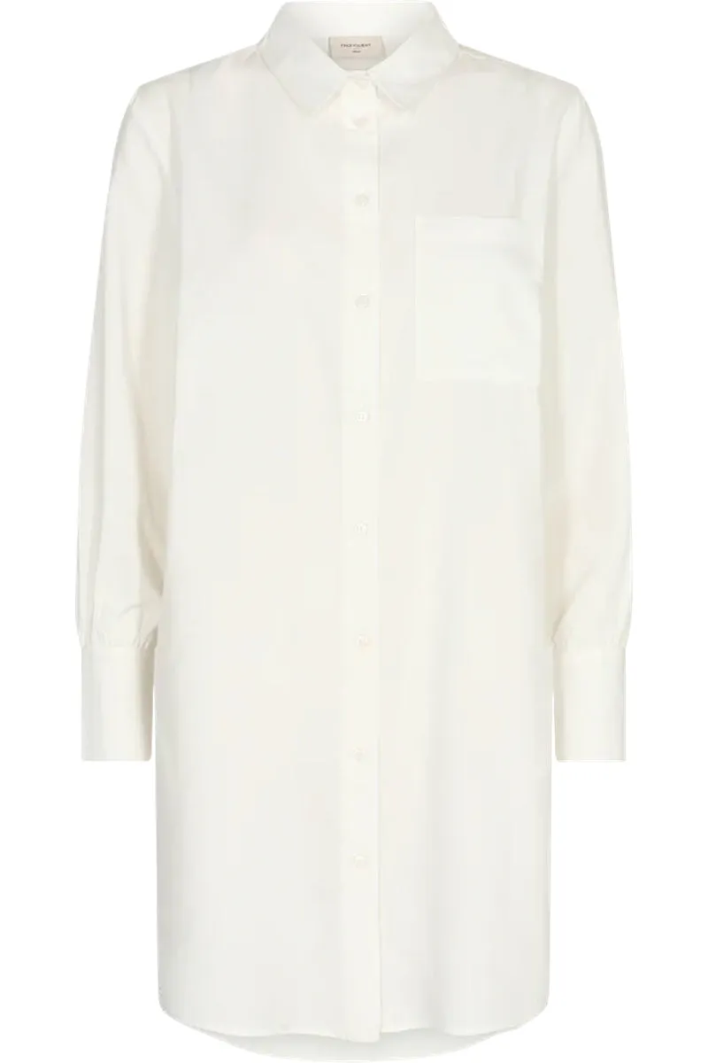 Flynn L Sh | Offwhite | Bluse fra Freequent