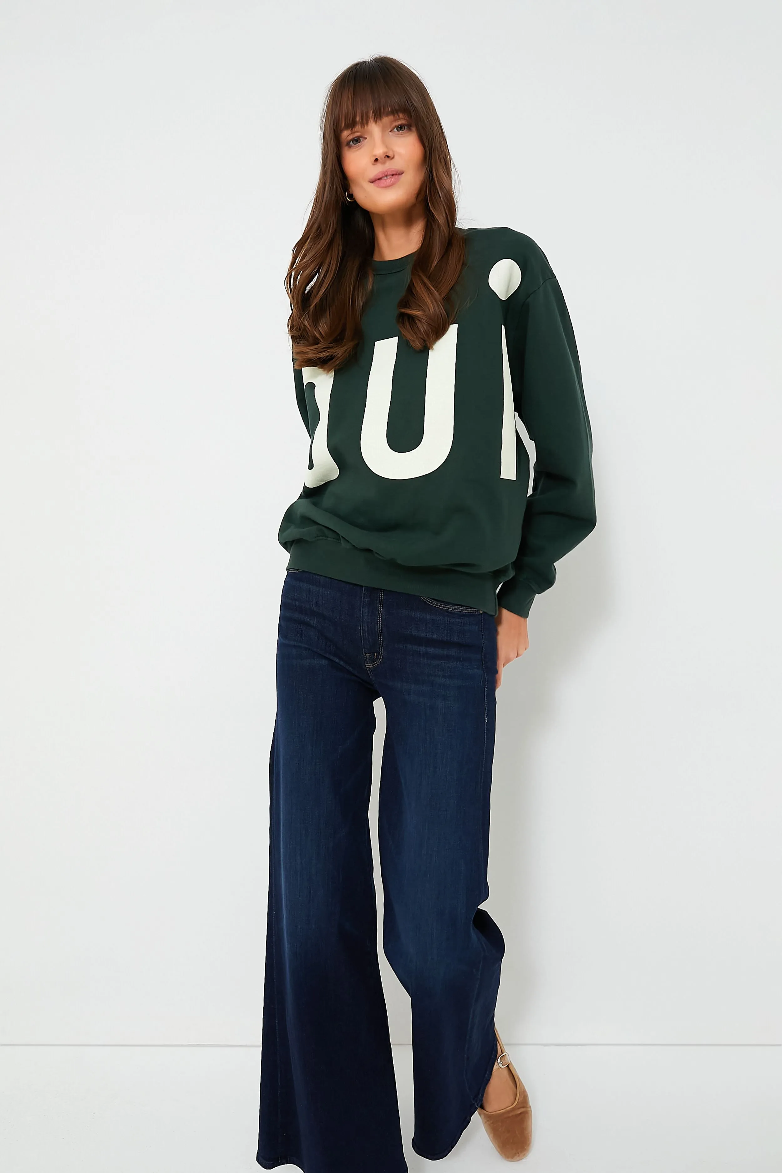 Forest Oversized Oui Sweatshirt