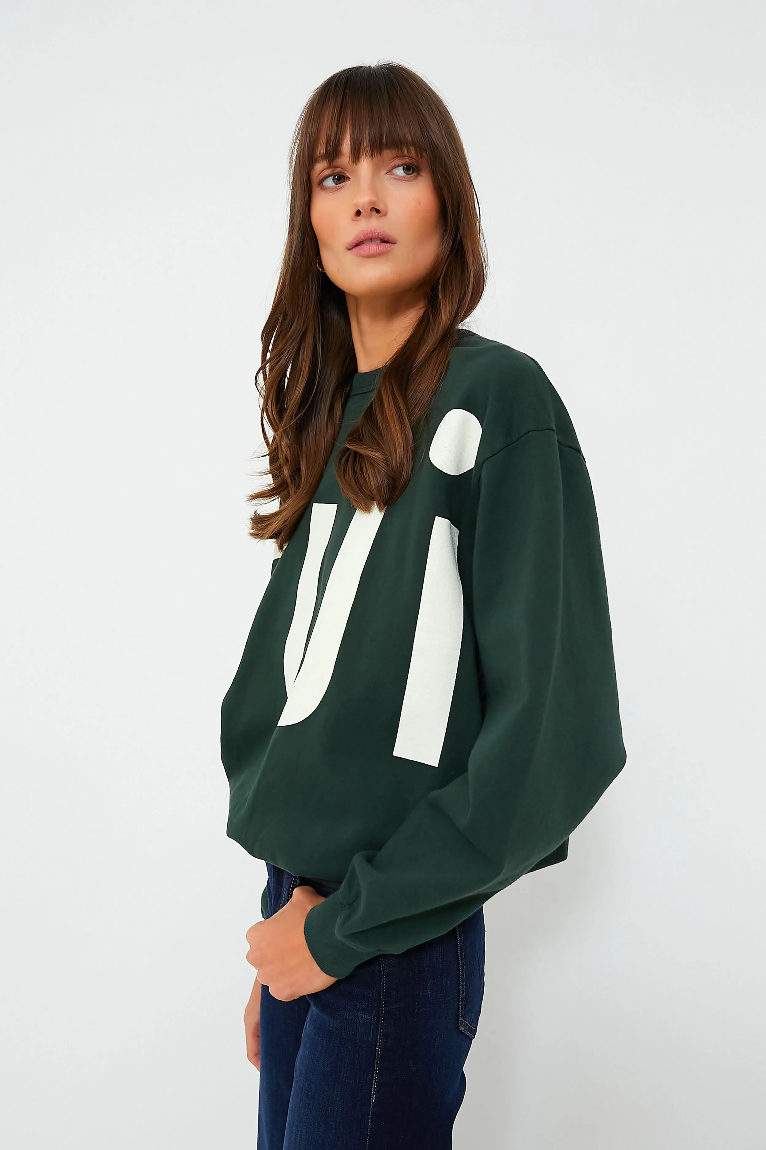 Forest Oversized Oui Sweatshirt