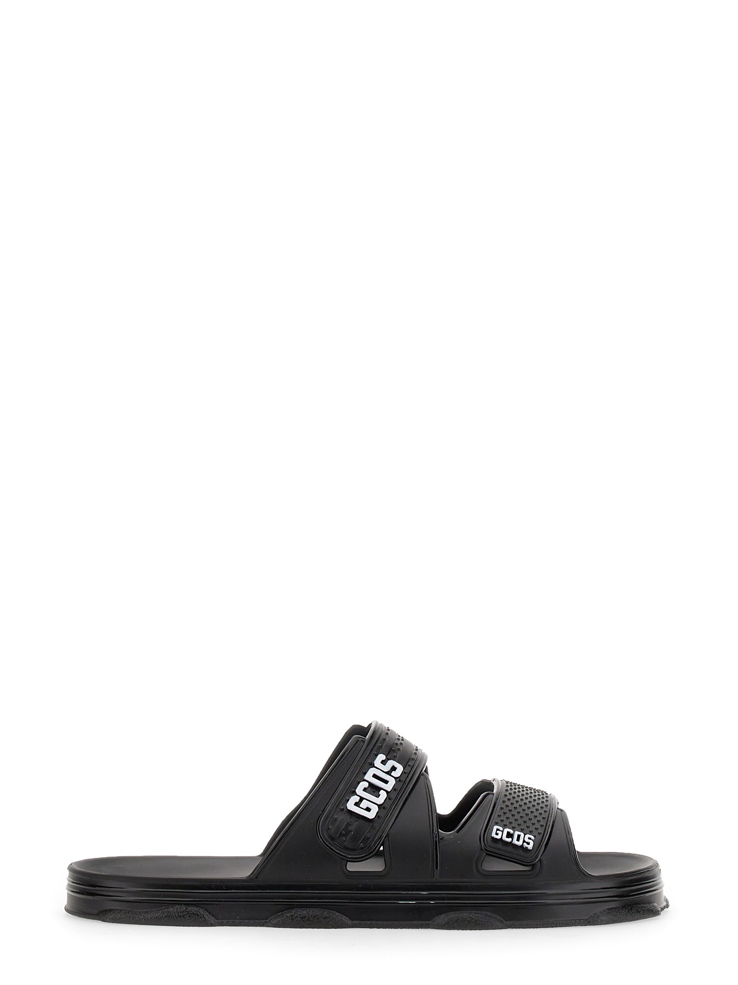 GCDS    RUBBER SANDAL WITH LOGO