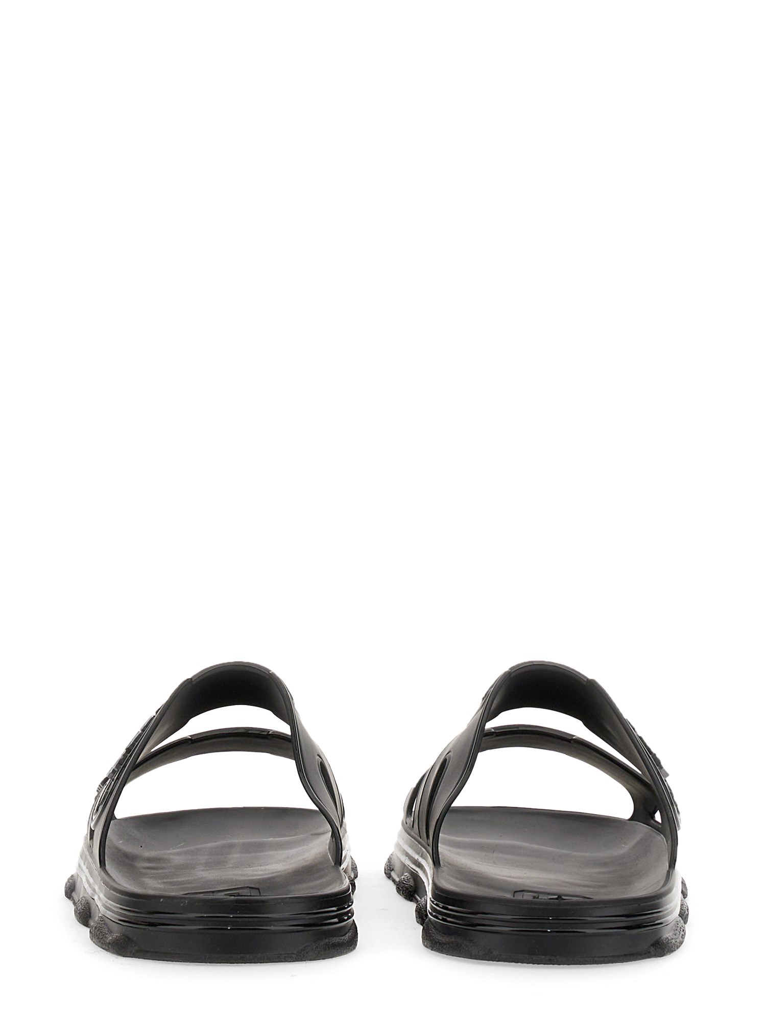 GCDS    RUBBER SANDAL WITH LOGO