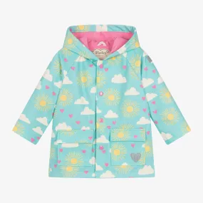 Girls Blue Sunshine Raincoat