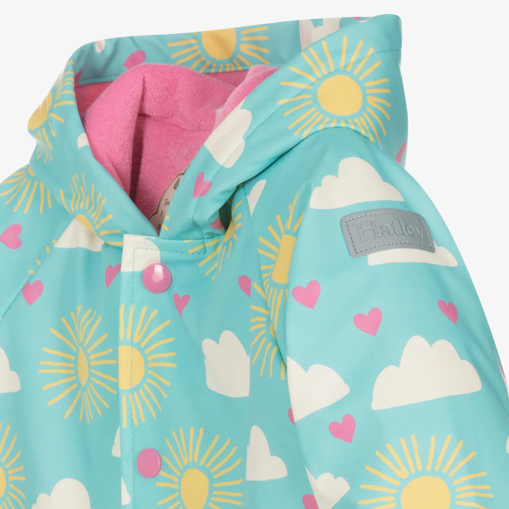 Girls Blue Sunshine Raincoat