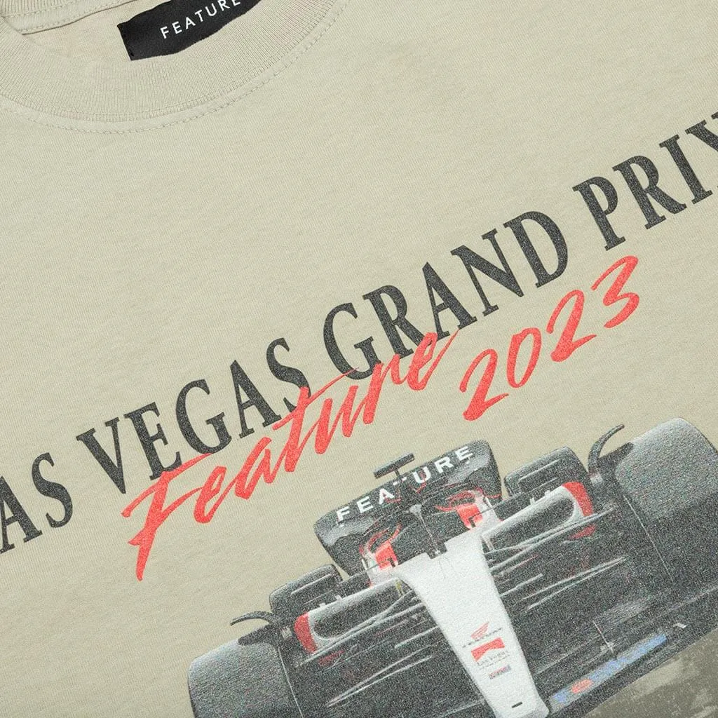 Grand Prix Tee - Oil Green