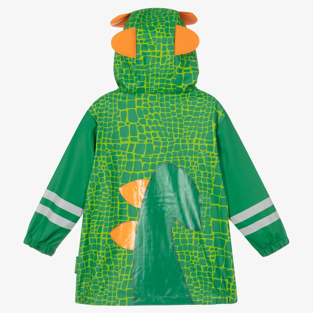 Green Dino Raincoat