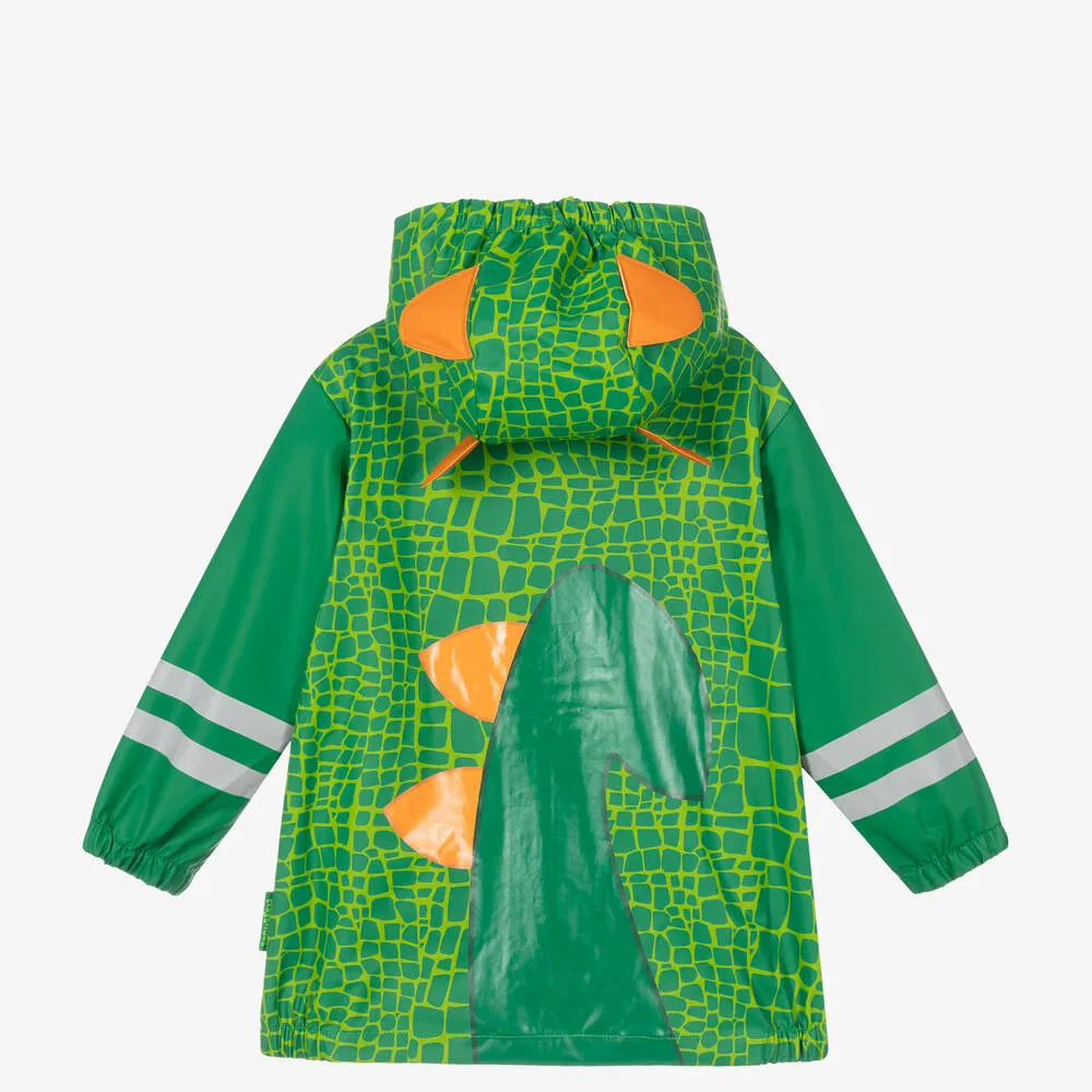 Green Dino Raincoat