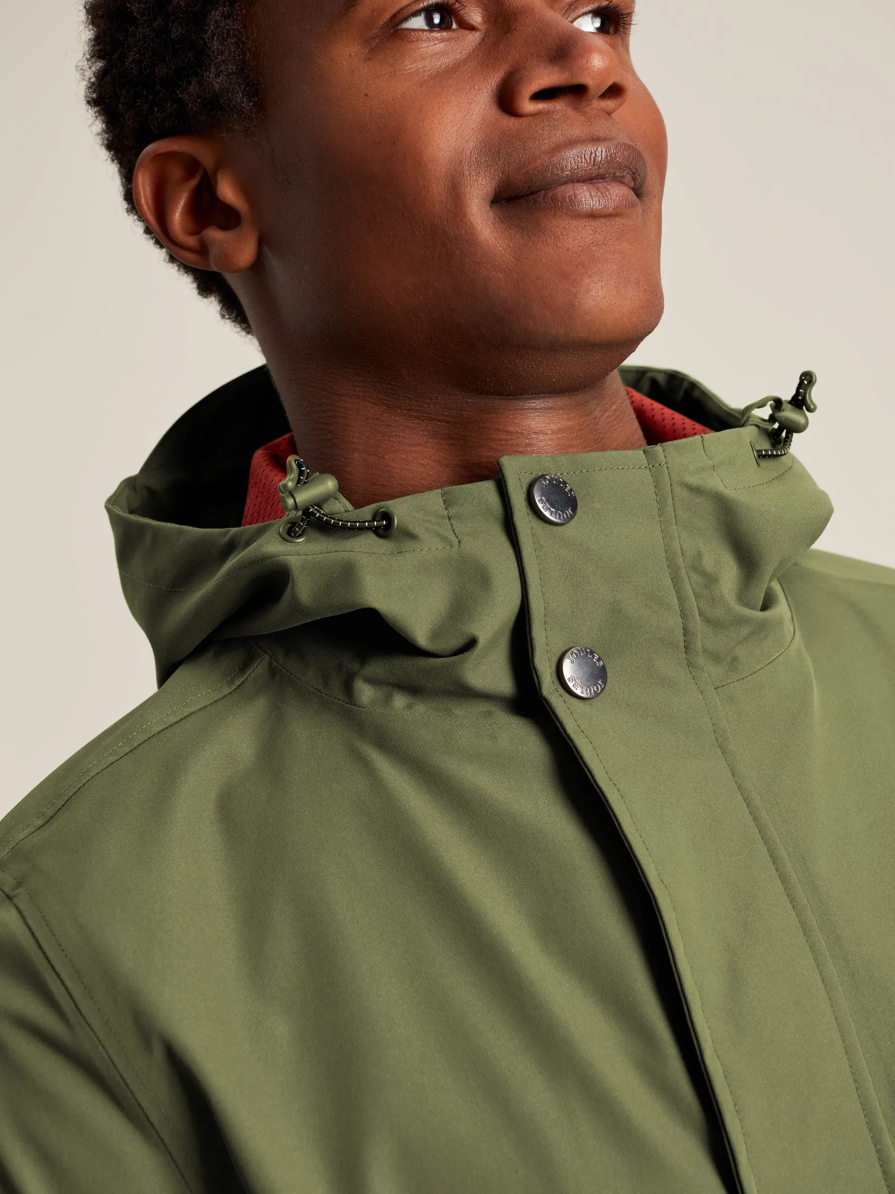 Green Wayland Mid Length Raincoat