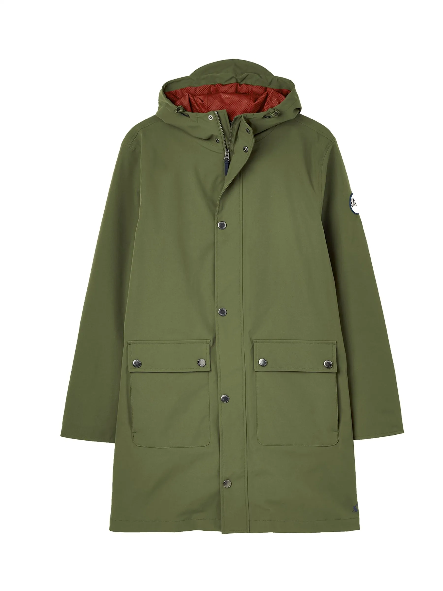 Green Wayland Mid Length Raincoat