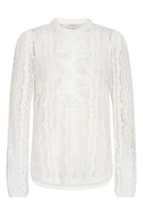 Gro Blouse | Off-white | Bluse fra Freequent