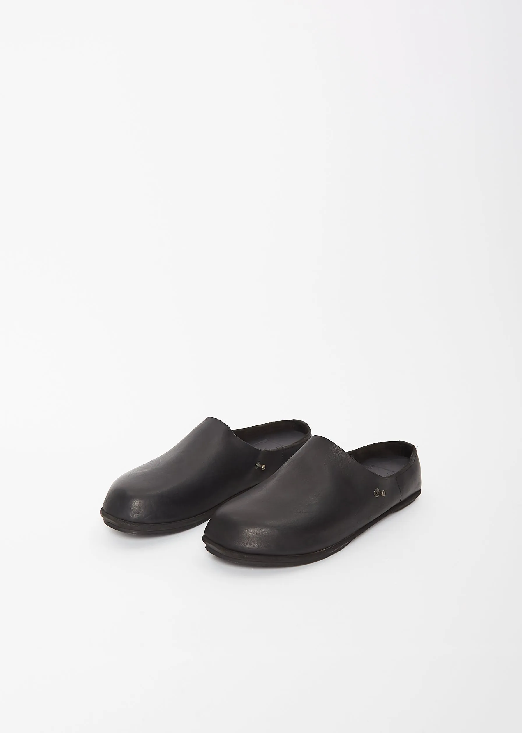 Guidi Sabot Clogs — Black