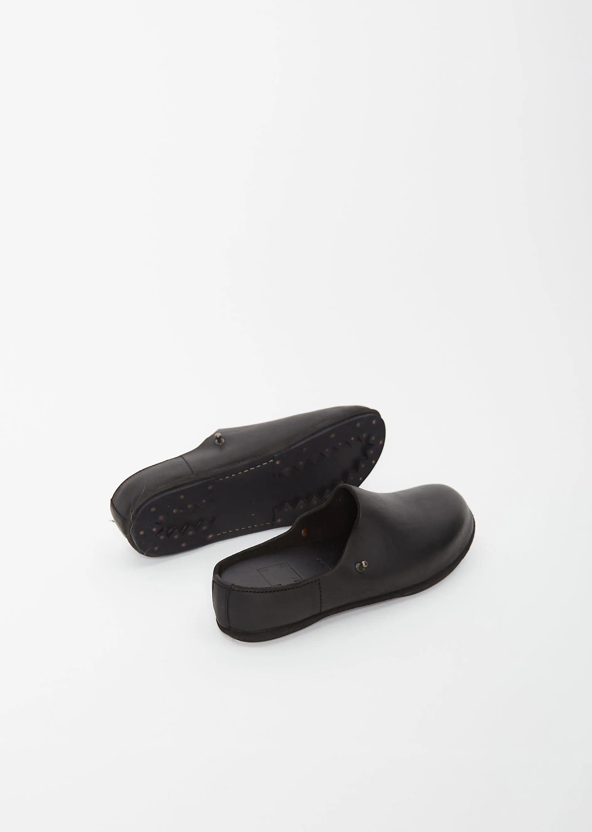 Guidi Sabot Clogs — Black