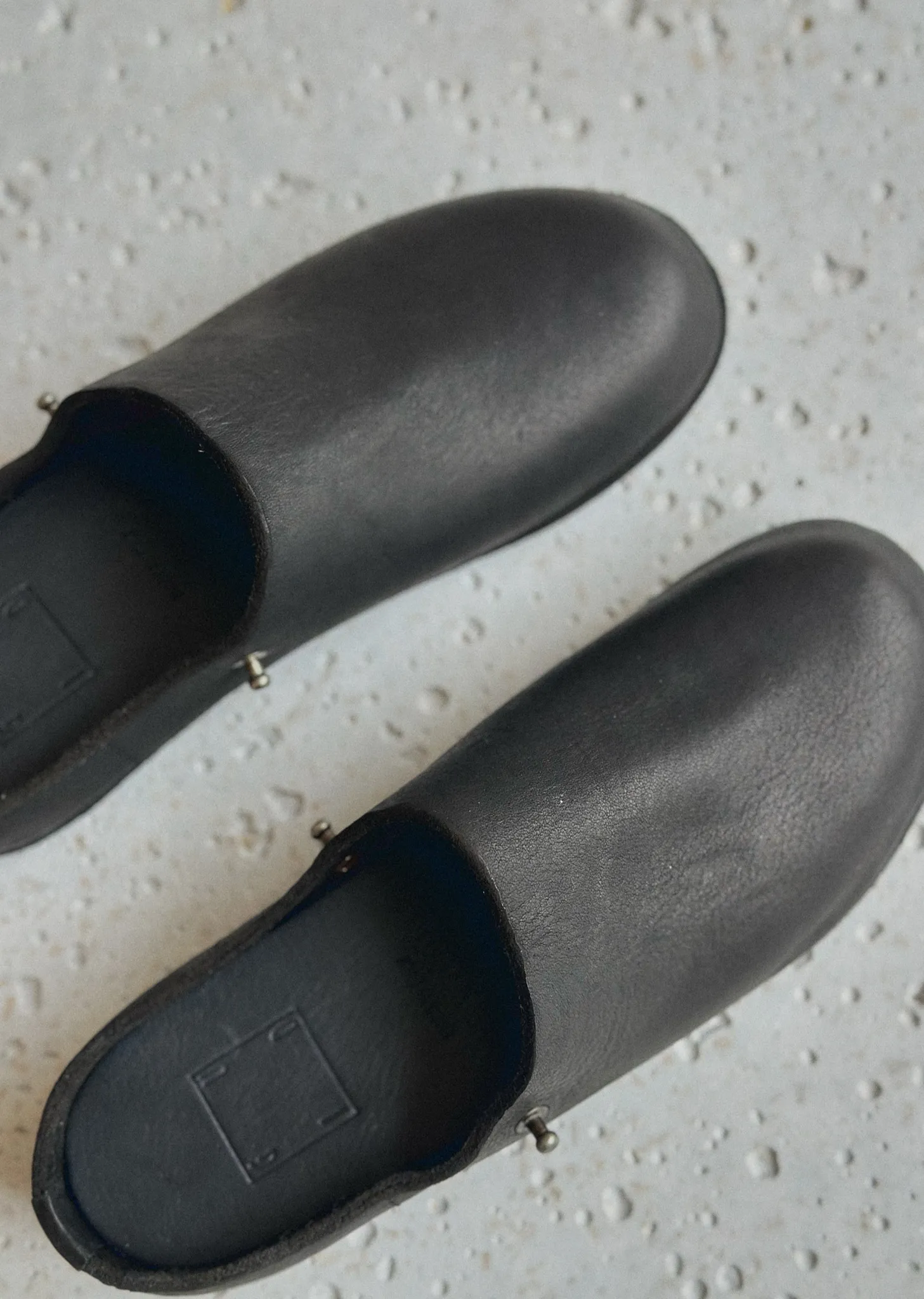 Guidi Sabot Clogs — Black