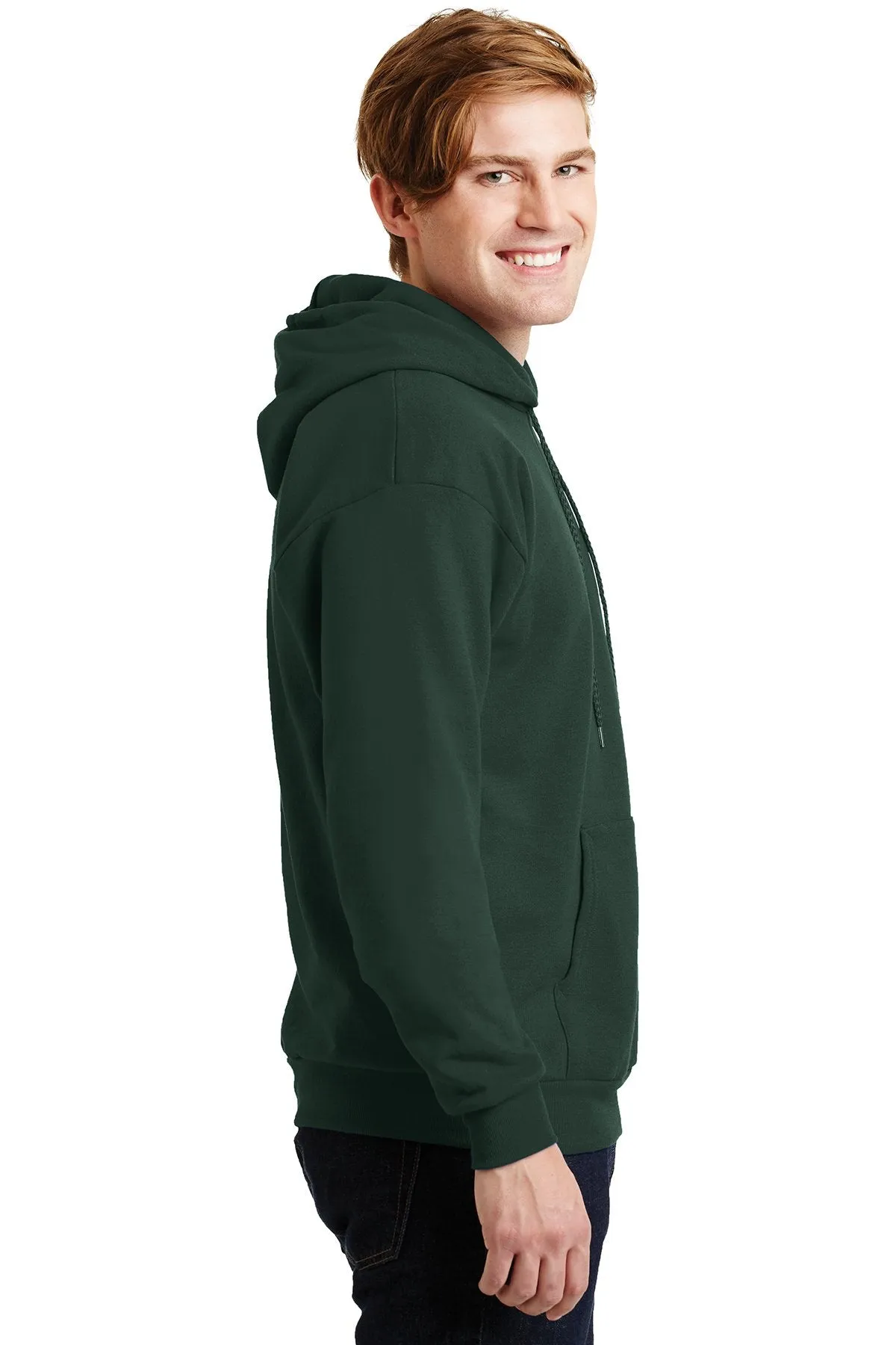 Hanes Ecosmart Pullover Hooded Sweatshirt P170 Deep Forest