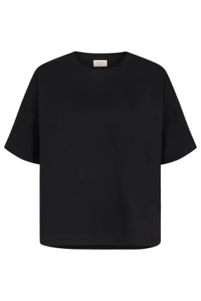 Hanneh Tee | Black | T-shirt fra Freequent