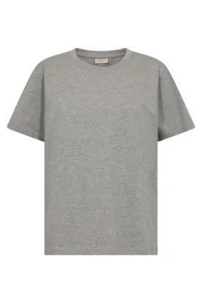 Hanneh Tee | Medium Grey Mlg. | T-shirt fra Freequent