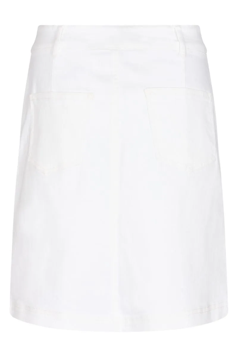 Harlow Skirt | Brilliant White | Nederdel fra Freequent