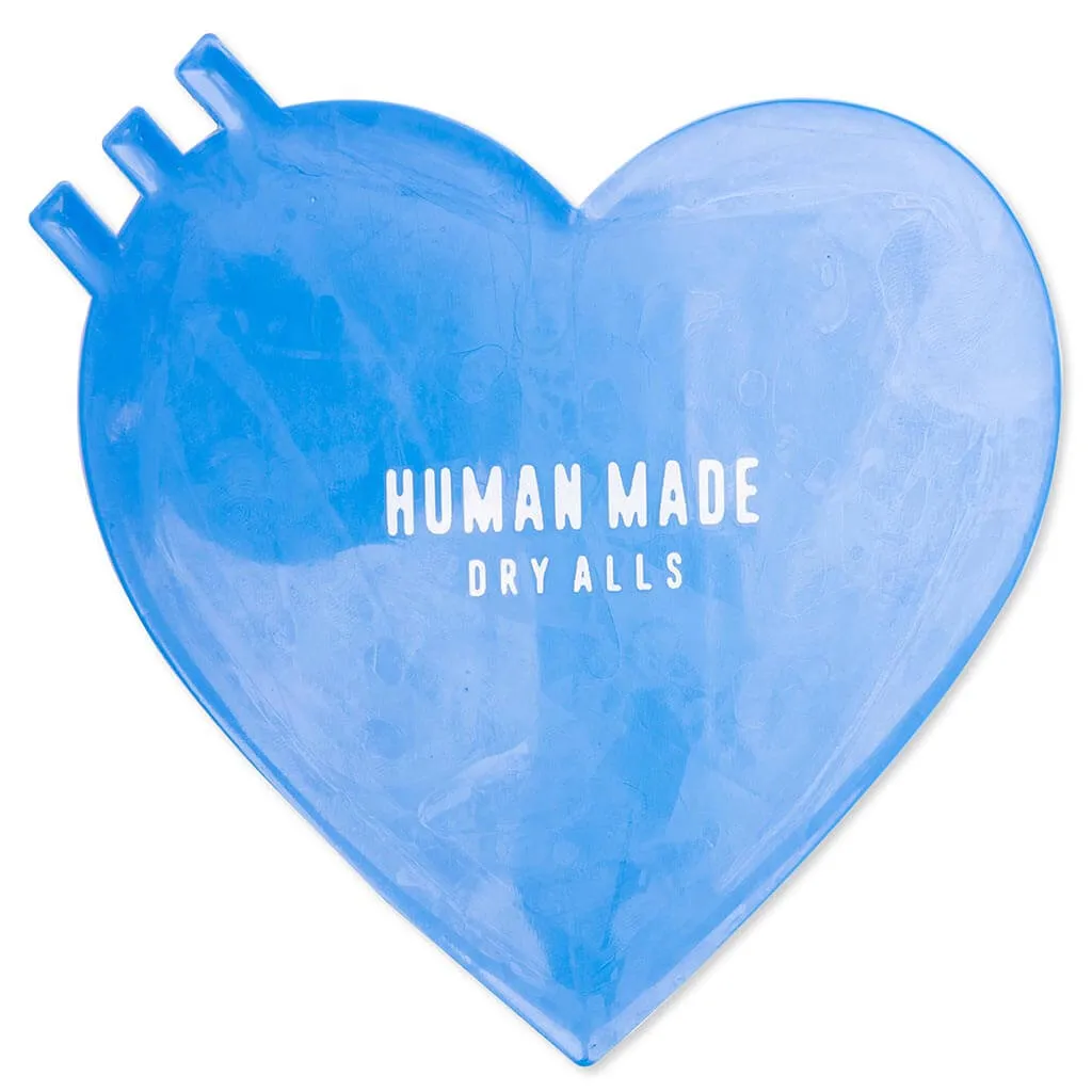 Heart Rubber Coaster - Blue