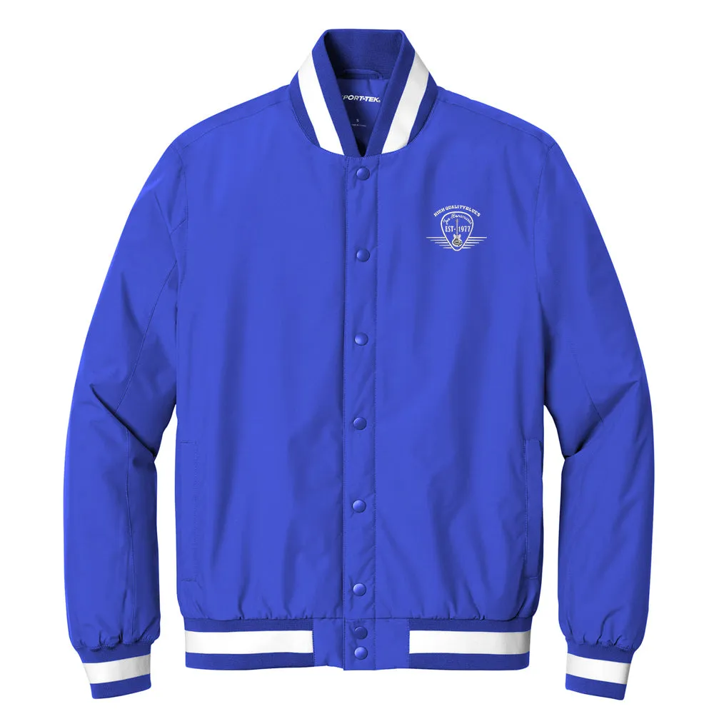 High Quality Blues Insulated Varsity Jacket (Men)