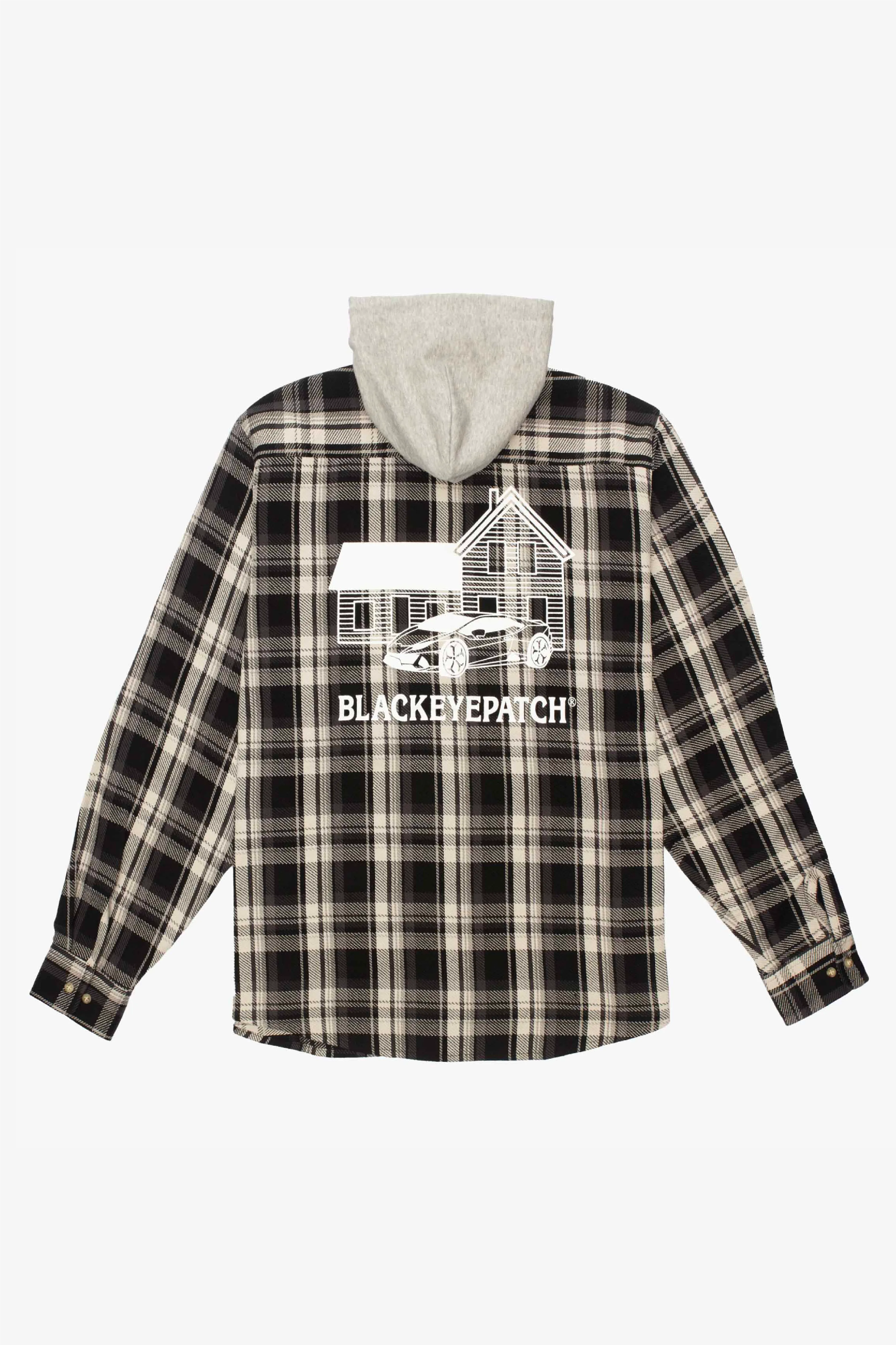 Hooded Flannel Shirt