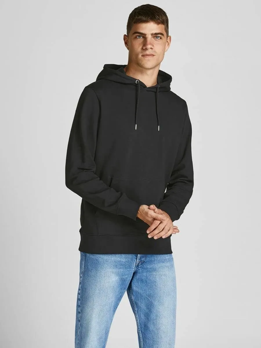 Jack & Jones Organic Basic Hooded Sweatshirts Black