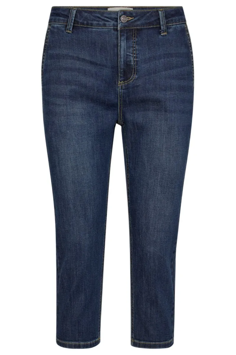 Jane Capri 204349 | Medium Blue Denim | Bukser fra Freequent