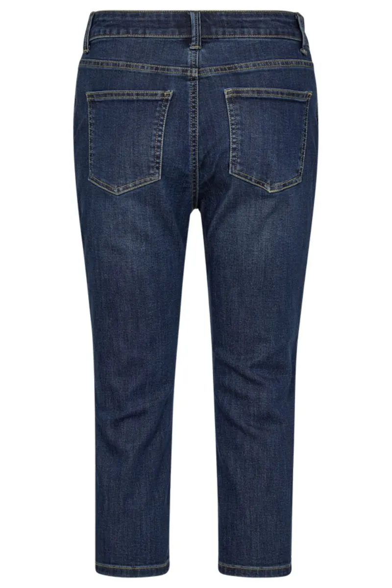 Jane Capri 204349 | Medium Blue Denim | Bukser fra Freequent