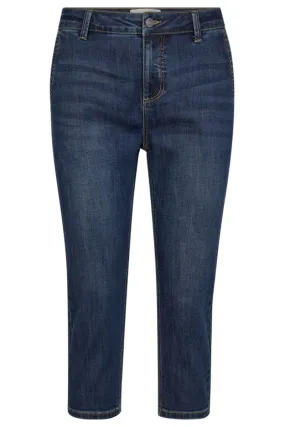 Jane Capri 204349 | Medium Blue Denim | Bukser fra Freequent