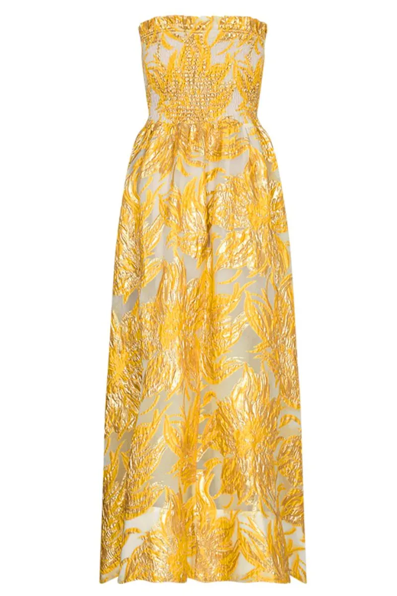 Janne Dress | Transparent Yellow | Kjole fra Copenhagen Muse