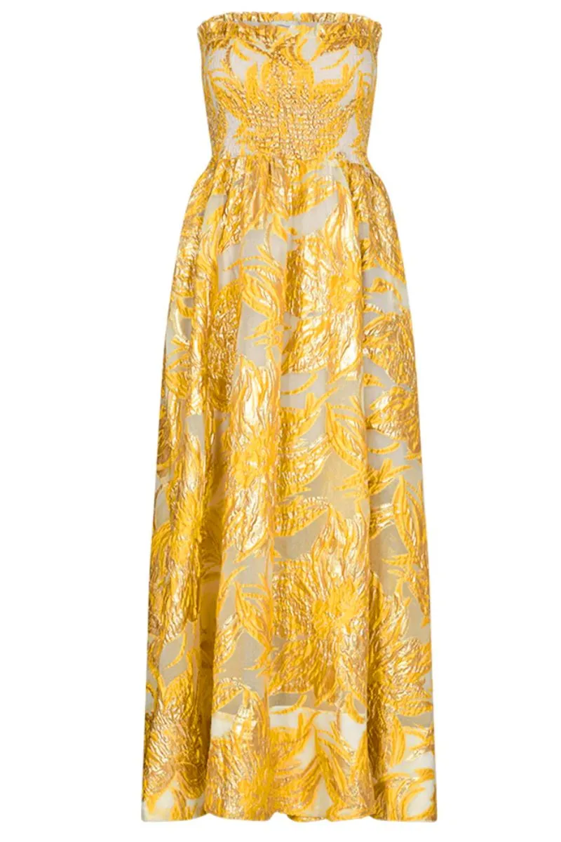 Janne Dress | Transparent Yellow | Kjole fra Copenhagen Muse