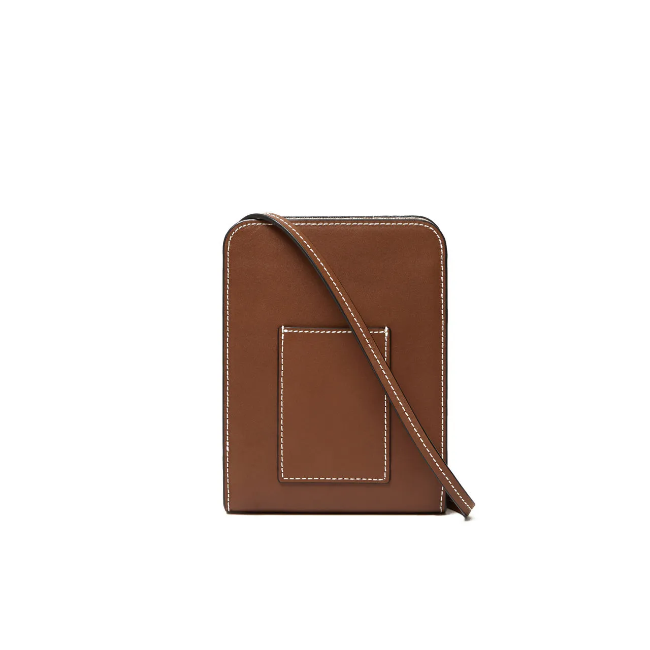 JIGSAW Leather Crossbody Phone Bag - Tan