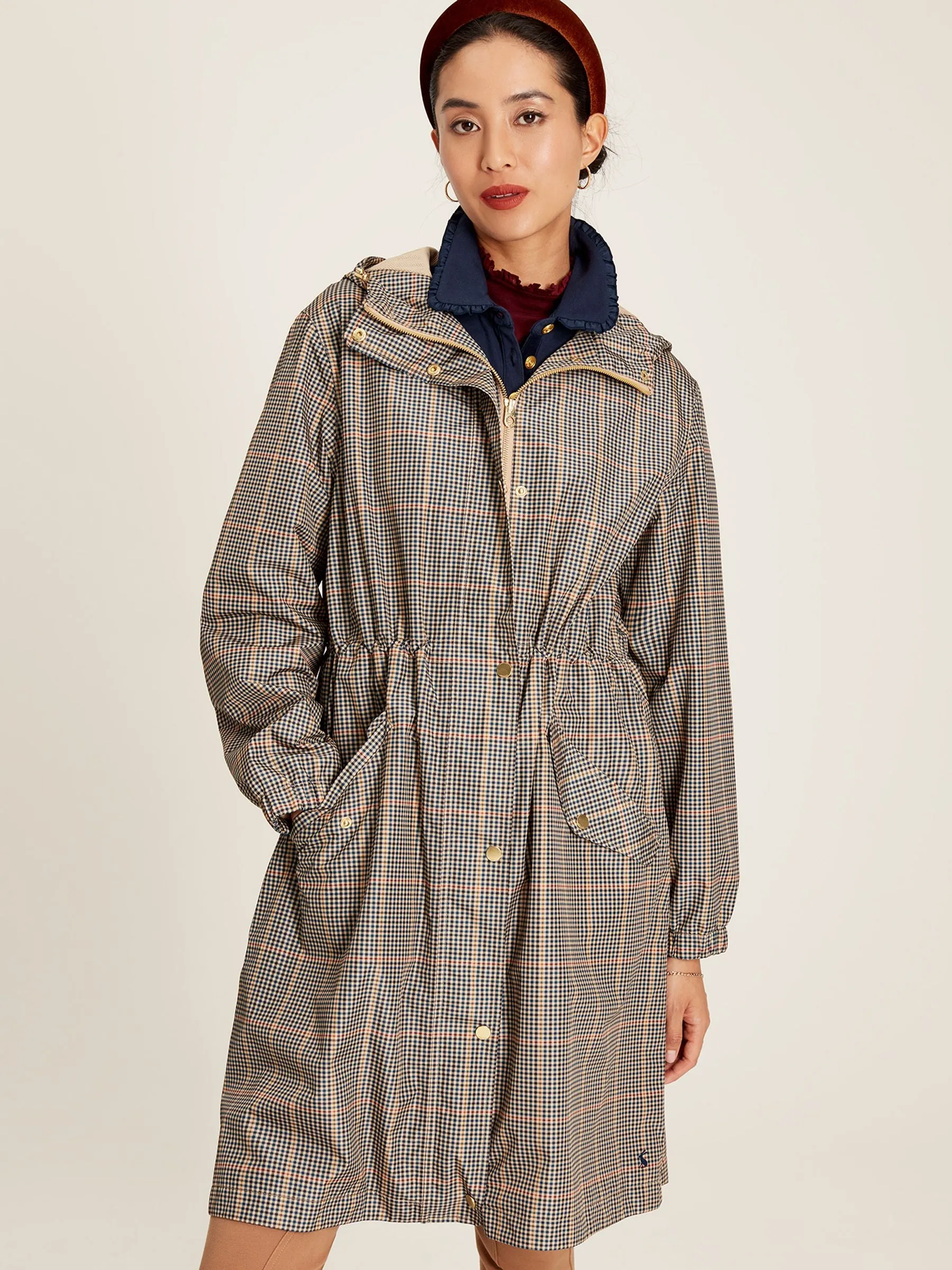 Joules Holkham Waterproof Printed Packable Raincoat