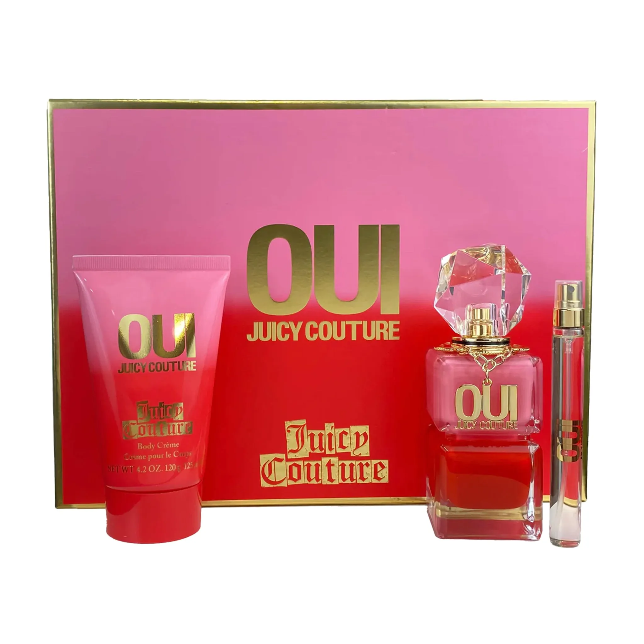 Juicy Couture Oui 3 Piece Set for Women 3.4oz EDP