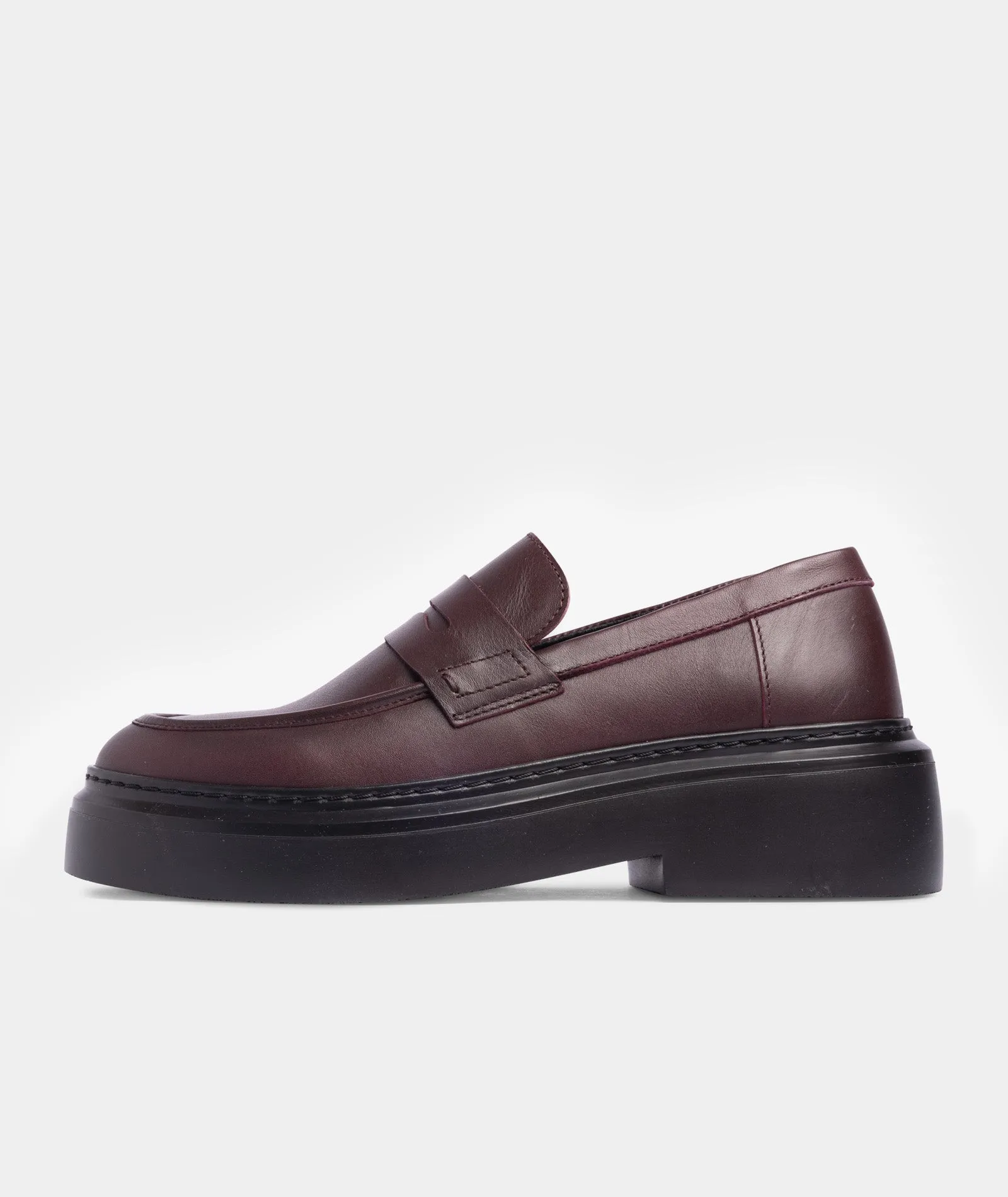 June Loafer - Bordeaux Leather