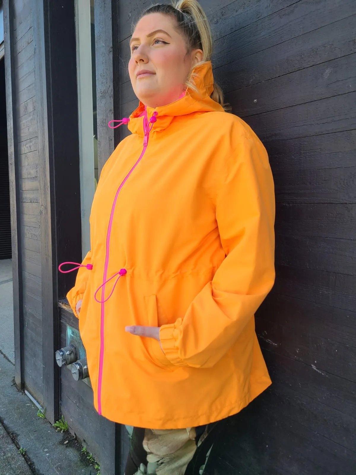 K5693R Papaya WATERPROOF Raincoat