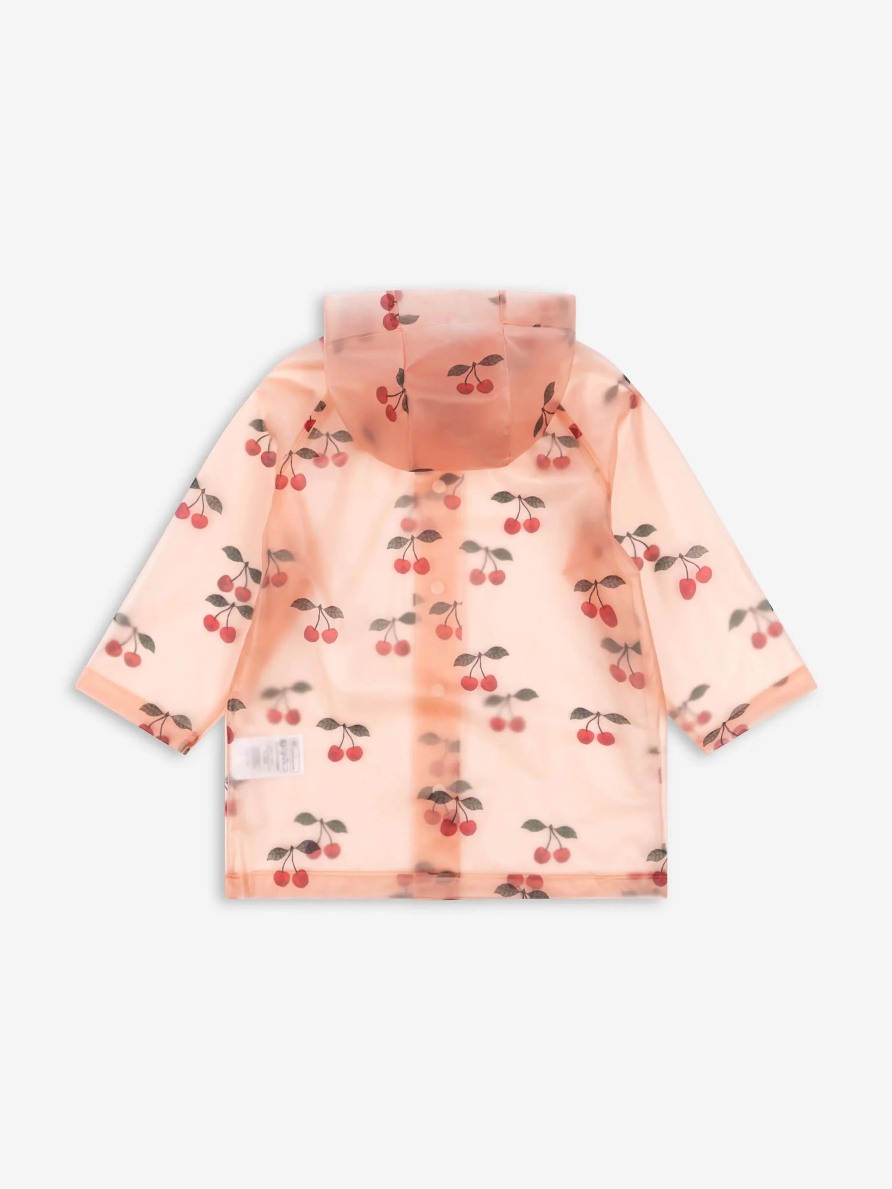 Konges Sljd Girls Cherry Brume Raincoat in Pink