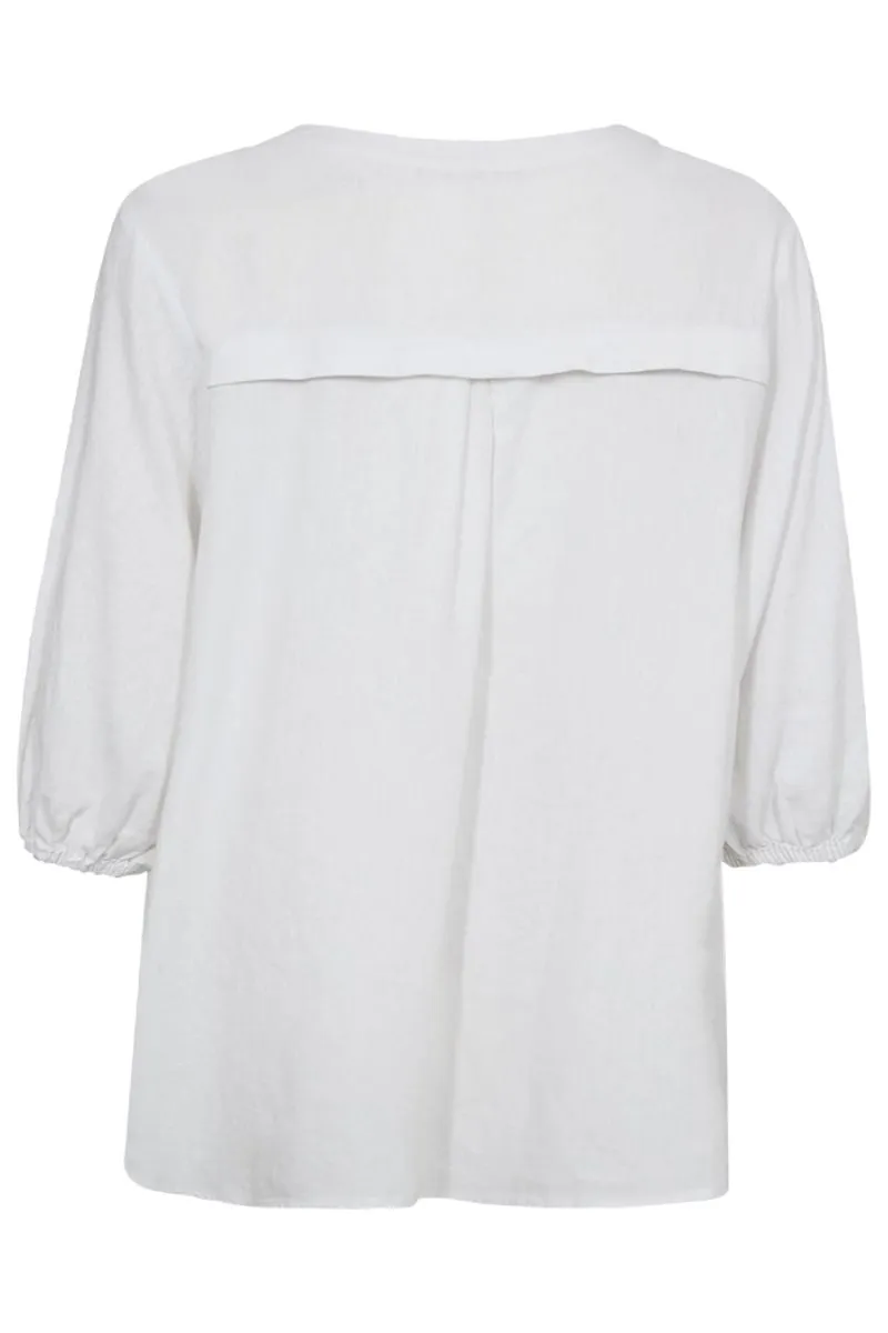 Lava Blouse | Brilliant White | Bluse fra Freequent