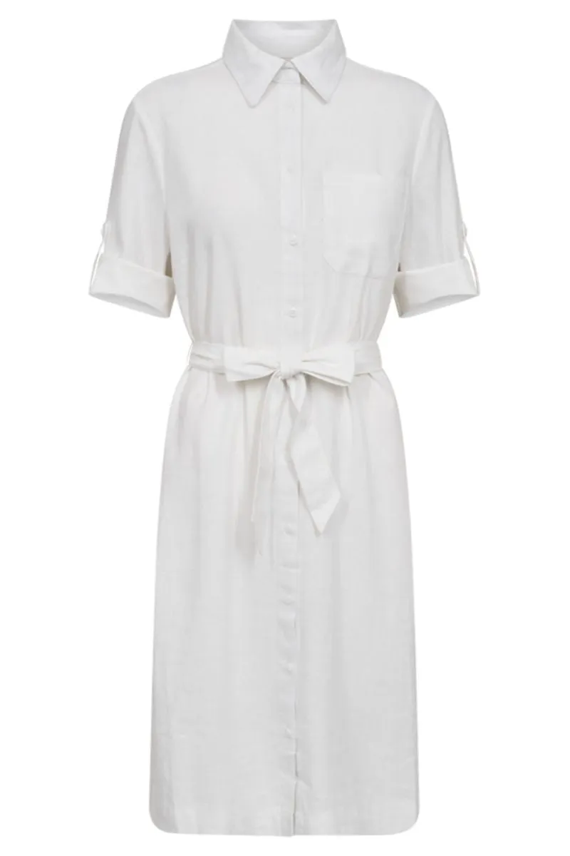 Lava Dress | Brilliant white | Kjole fra Freequent