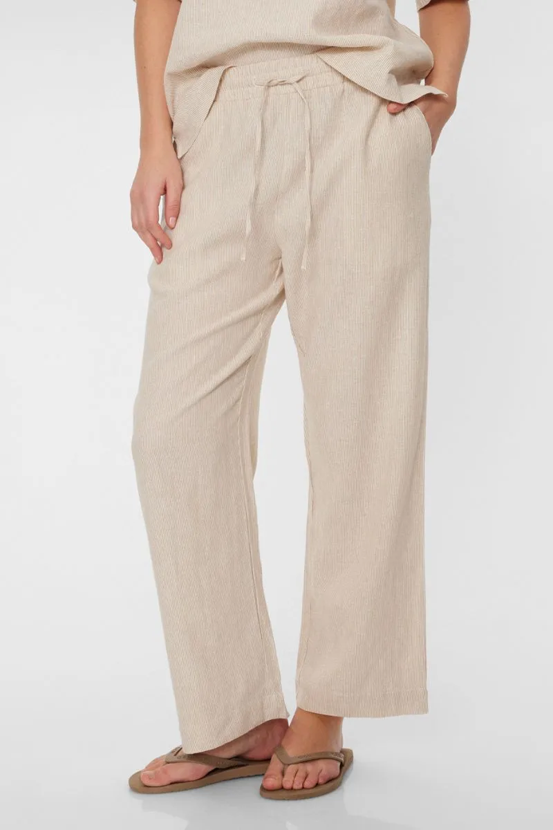 Lava Pant | Simply Taupe W. Off-White | Bukser fra Freequent